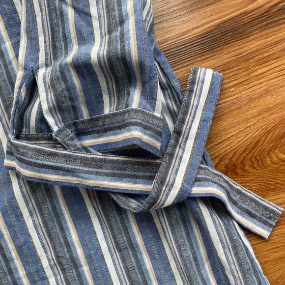 J Glee Stripped Linen Dress - Picture 2 of 5